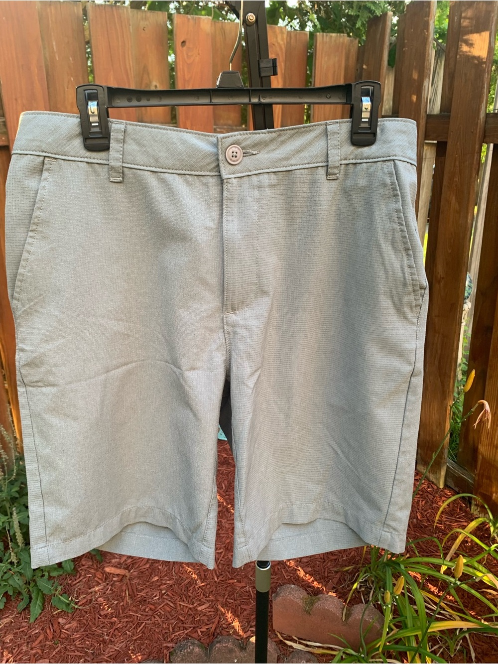 Lee Men's Gray Air Flow Casual Shorts